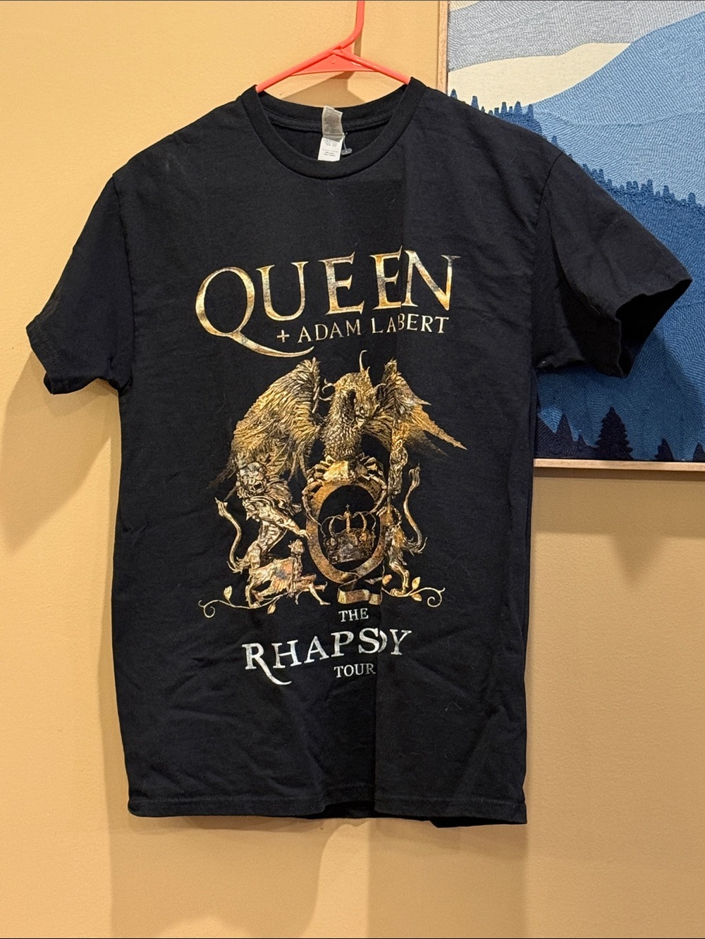 Queen and Adam Lambert: "The Rhapsody Tour' Black size M Graphic Tee
